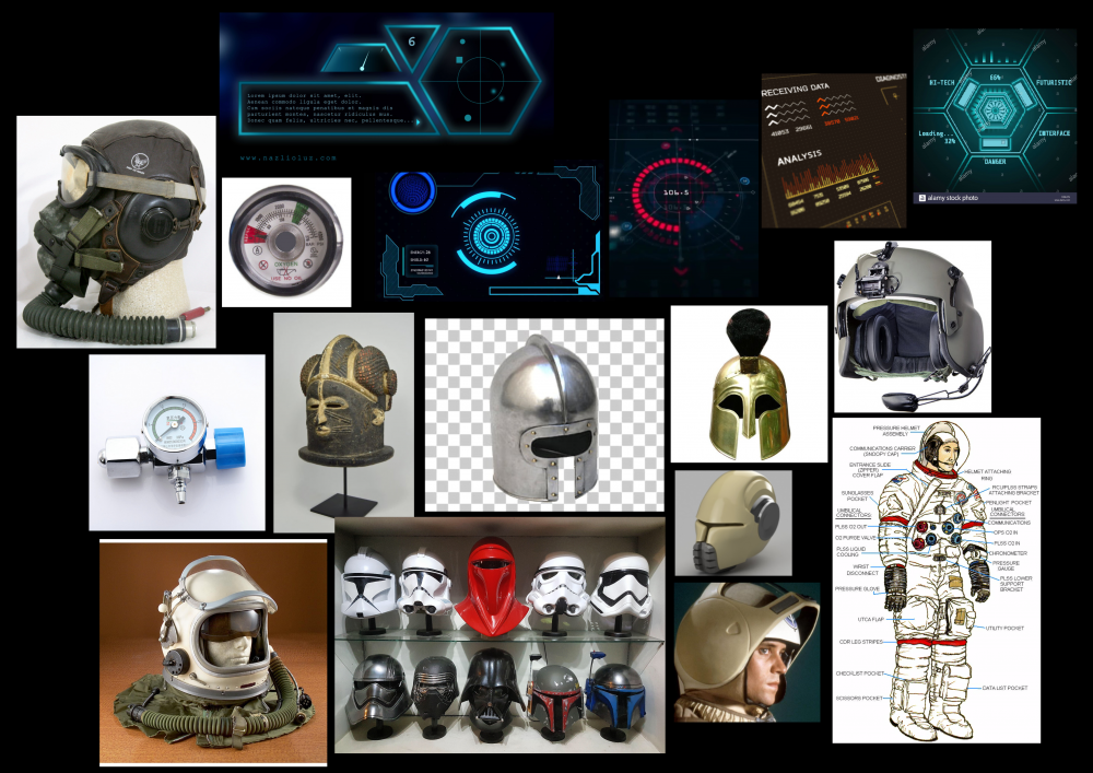 PPP Helmet interface design Master Of Animation, Games & Interactivity