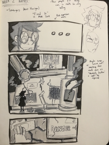 Annotated Sketch