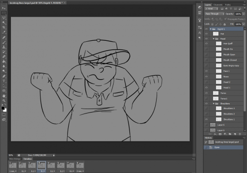 Setup for the cashier's expression sheet.