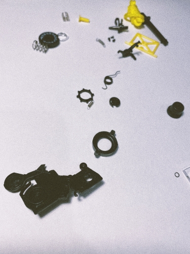 Loose parts_half made character in the front